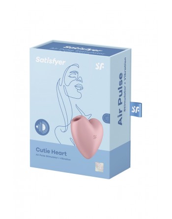 Stimulateur Clitoridien Air Pulse & Vibration - Cutie Heart