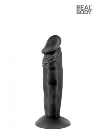 Gode réaliste 16 cm noir - Real Zack