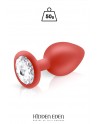 Plug Anal Bijou - Rouge - Hidden Eden M