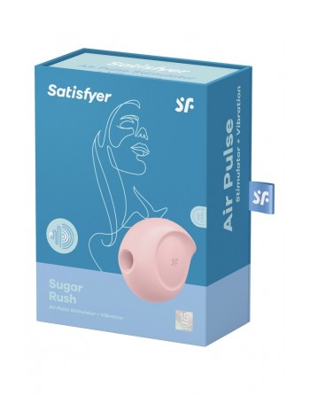 Double stimulateur Sugar Rush rose - Satisfyer