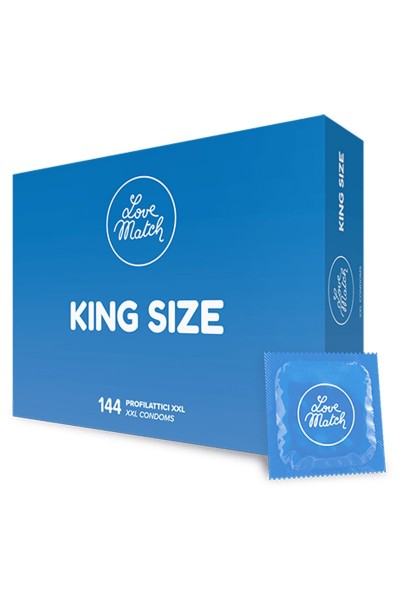 144 Préservatifs King size Love Match