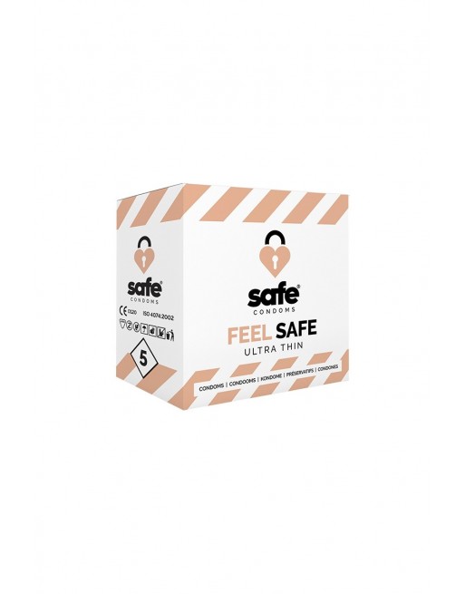 Boîte de 5 Préservatifs - Feel Safe®