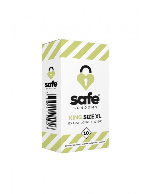 Boîte de 10 Préservatifs - Safe® King Size XL