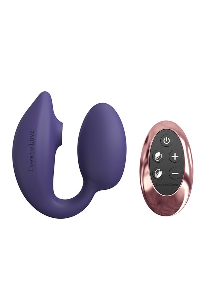 Œuf Vibrant Double Stimulation Wonderlover Violet - Love to Love®