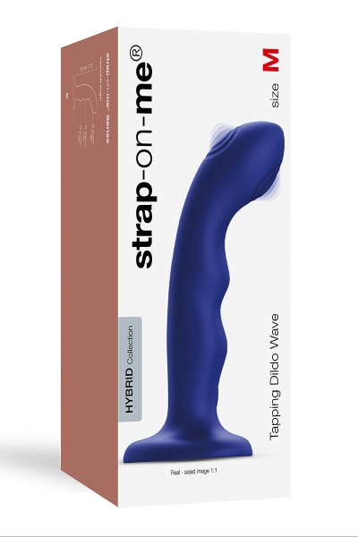 Tapping Dildo Wave Blue - Strap-on-Me®