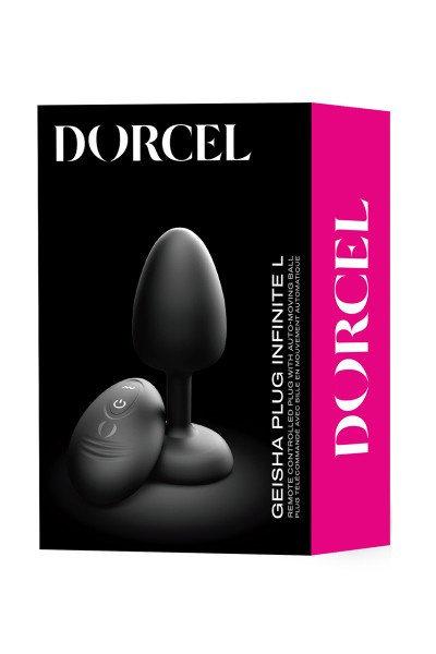 Plug anal vibrant télécommandé Geisha Plug Infinite L - Dorcel