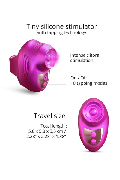 Stimulateur clitoridien Kisscool fuchsia - Love to Love