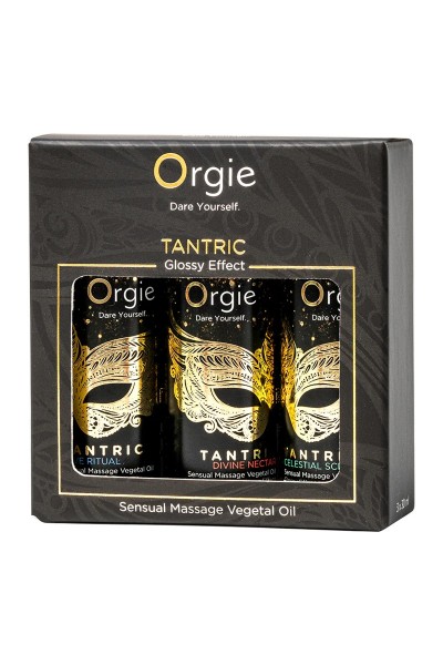 Coffret 3 Huiles de Massage Sensuel - Orgie Tantric Collection